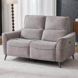 Astoria 2 Seater Oyster Recliner Sofa - thumbnail 1