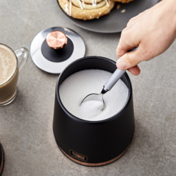 Tower 3 Piece Cavaletto Black Canister Set - thumbnail 3