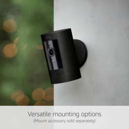 Ring Black Outdoor Stick Up Camera - thumbnail 4