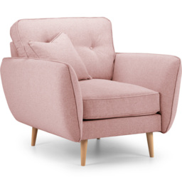 Opry Faro Soft Pink Armchair - thumbnail 2