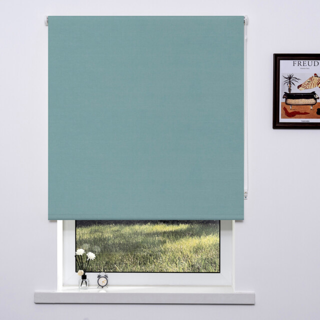 Trends Textured Blackout Blinds - Mint / 90cm - image 1