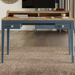 Baumhaus Signature 2 Drawer 2 Shelf Blue Dressing Table - thumbnail 1