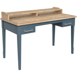 Baumhaus Signature 2 Drawer 2 Shelf Blue Dressing Table - thumbnail 2