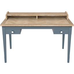 Baumhaus Signature 2 Drawer 2 Shelf Blue Dressing Table - thumbnail 3