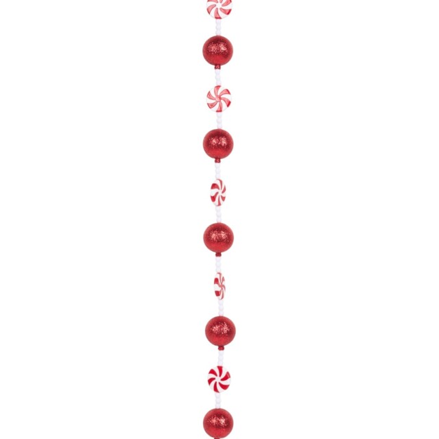 Candy Cane Lane Red Garland 180cm - image 1