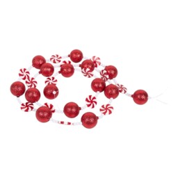 Candy Cane Lane Red Garland 180cm - thumbnail 4