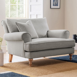 Eastwood Faro Small Linen Snuggle Chair