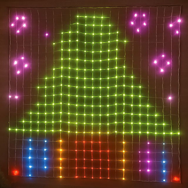 Xmas Haus Smart RGB LED Mesh Net Light 1.8 x 1.8m - image 1