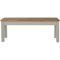 Core Products Corona 2 Seater Grey Dining Bench - thumbnail 2
