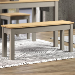 Core Products Corona 2 Seater Grey Dining Bench