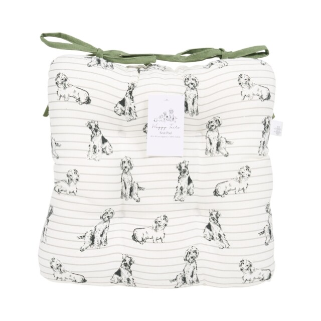 Waggy Tails Seat Pad White - image 1