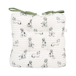 Waggy Tails Seat Pad White - thumbnail 3