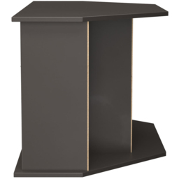 Crowndale Bora Single Drawer 5 Shelf Gold Craft Oak and Graphite Corner TV Unit Ready Assembled - thumbnail 3