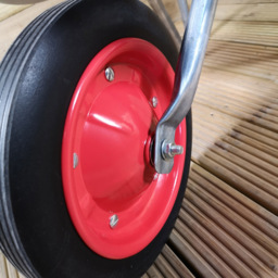 Samuel Alexander Orange Puncture Proof Wheelbarrow Wheel and Axel 13 x 3 inches - thumbnail 4