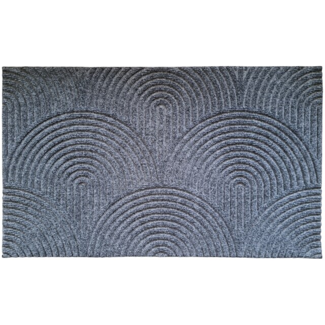 My Home Grey Rubber Backed Doormat