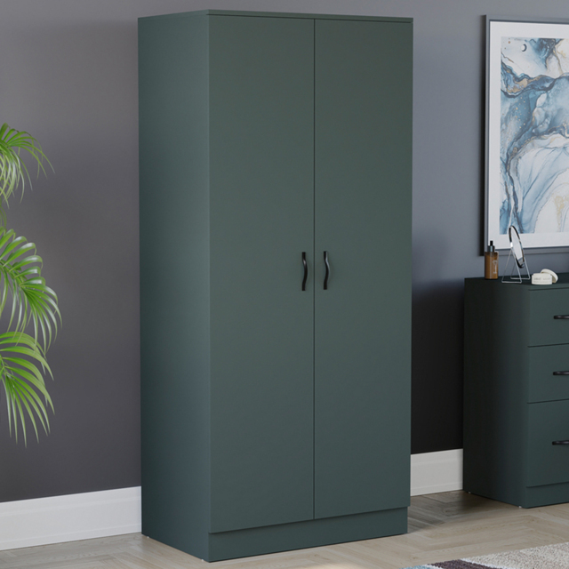 Vida Designs Riano 2 Door Green Wardrobe - image 1