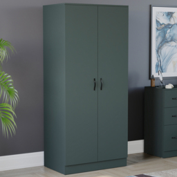 Vida Designs Riano 2 Door Green Wardrobe - thumbnail 1