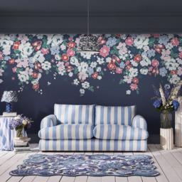 Cath Kidston Clifton Floral Navy Mural - thumbnail 1