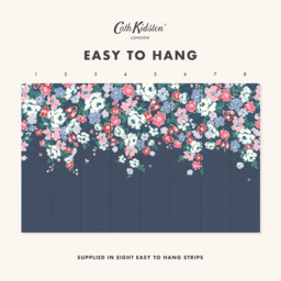 Cath Kidston Clifton Floral Navy Mural - thumbnail 2