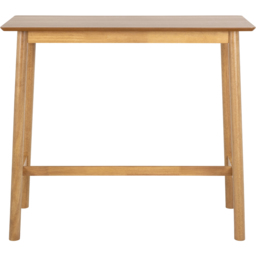 Florence Barlow 4 Seater Rectangular Oak Bar Table - thumbnail 3