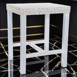 FWStyle Maya 2 Seater Whitewash Bar Table - thumbnail 1
