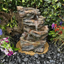 Tranquillity Mains Powered Dacite LED Water Feature - thumbnail 2
