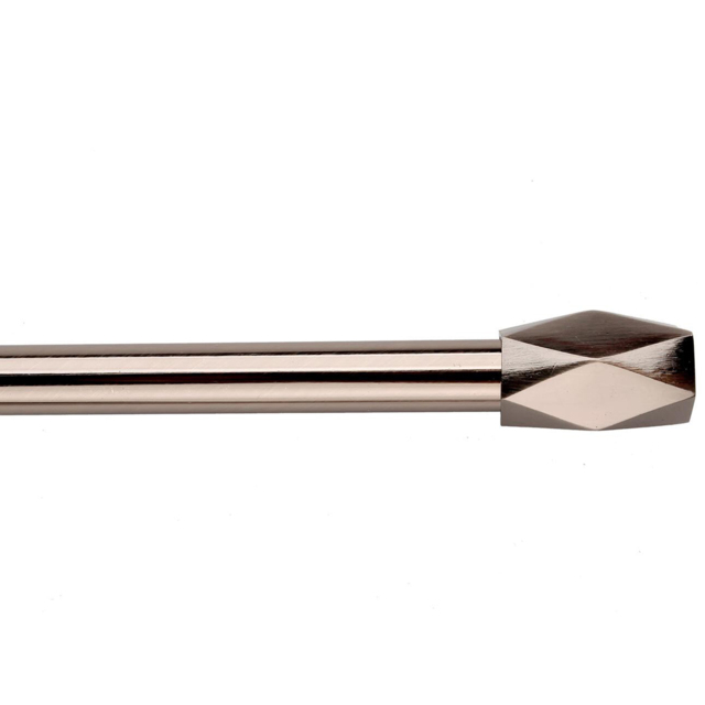 Myra 120-210cm Extendable Graphite Curtain Pole