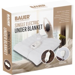 Bauer Single Electric Under Blanket 60 x 120cm - thumbnail 3