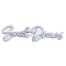 White Sweet Dreams LED Neon Sign - thumbnail 2