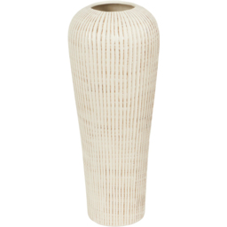 Ava Cream Tall Flower Vase - thumbnail 1
