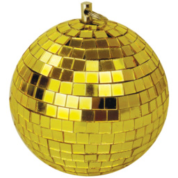 FX Lab Gold Disco Mirror Ball 4 inch
