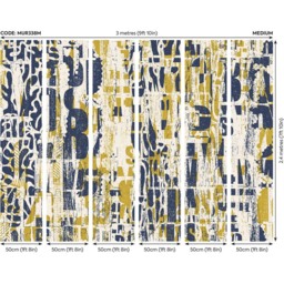 Origin Murals Letterpress Graffiti Multicolour Wall Mural - thumbnail 3