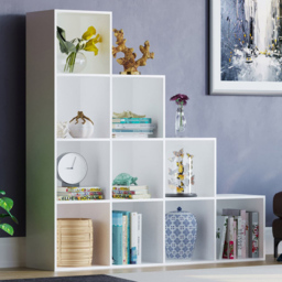 VIDA DESIGNS Durham 10 White Cube Staircase Storage Unit