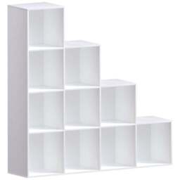 Vida Designs Durham 10 White Cube Staircase Storage Unit - thumbnail 2