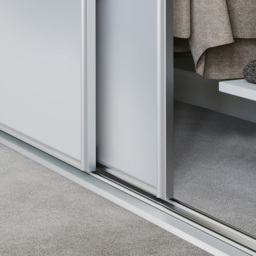 Spacepro Single Panel White Attic Sliding Door 1100 x 762mm - thumbnail 4