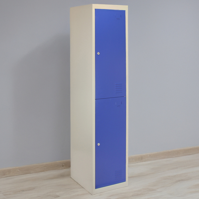 Monstershop 2 Door Blue Metal Storage Locker - image 1