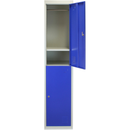 Monstershop 2 Door Blue Metal Storage Locker - thumbnail 3