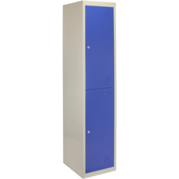 Monstershop 2 Door Blue Metal Storage Locker - thumbnail 2