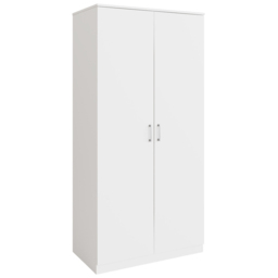 GFW Bailey White 2 Door Wardrobe - thumbnail 2