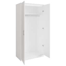 GFW Bailey White 2 Door Wardrobe - thumbnail 4