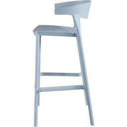 Nova Grey Curved Bar Stool - thumbnail 3