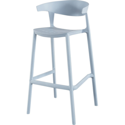 Nova Grey Curved Bar Stool - thumbnail 2