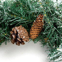 Best Artificial Frosted Green Christmas Garland with Colorado Pine and Spruce Tips 180cm - thumbnail 2