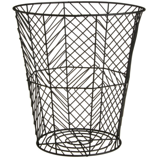 Premier Housewares Vertex Black Powder Coat Storage Basket - image 1