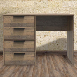 Crowndale Hong Kong 4 Drawer Vintage Oak Dressing Table