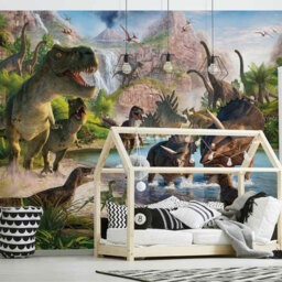 Walltastic Dinosaur Land Wall Mural - thumbnail 1