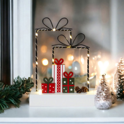 Xmas Haus Wired LED Christmas Gift Box Display - thumbnail 4