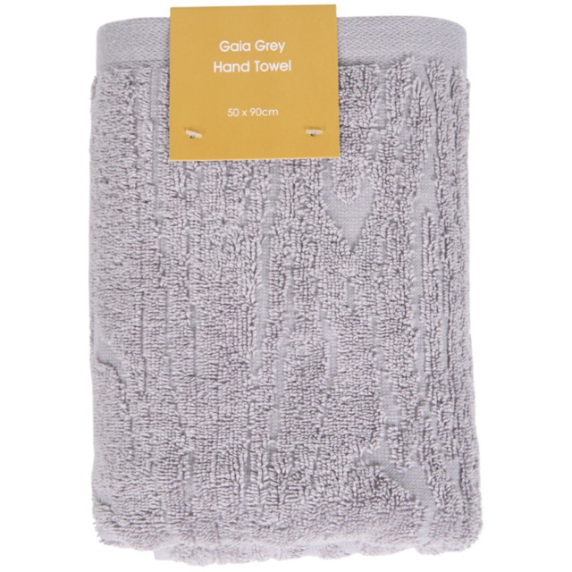 Gaia Grey Hand Towel - image 1