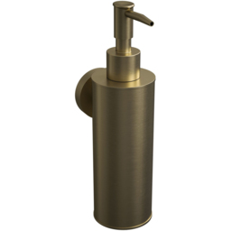 Rothley Round Satin Brass Soap Dispenser 180ml