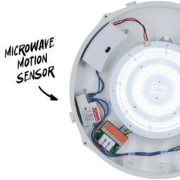 TCP Microwave Sensor Bulkhead Wall and Ceiling Light - thumbnail 3